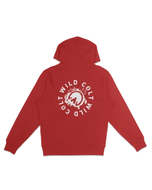 Wild Colt Hoodie Back Red