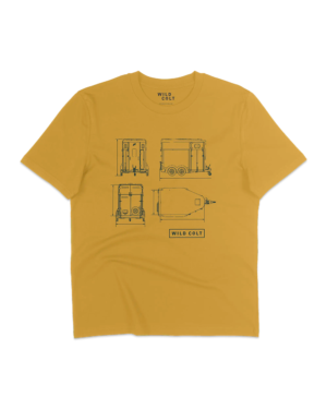 Wild Colt Children's T Shirt Horse box Technical Drawing